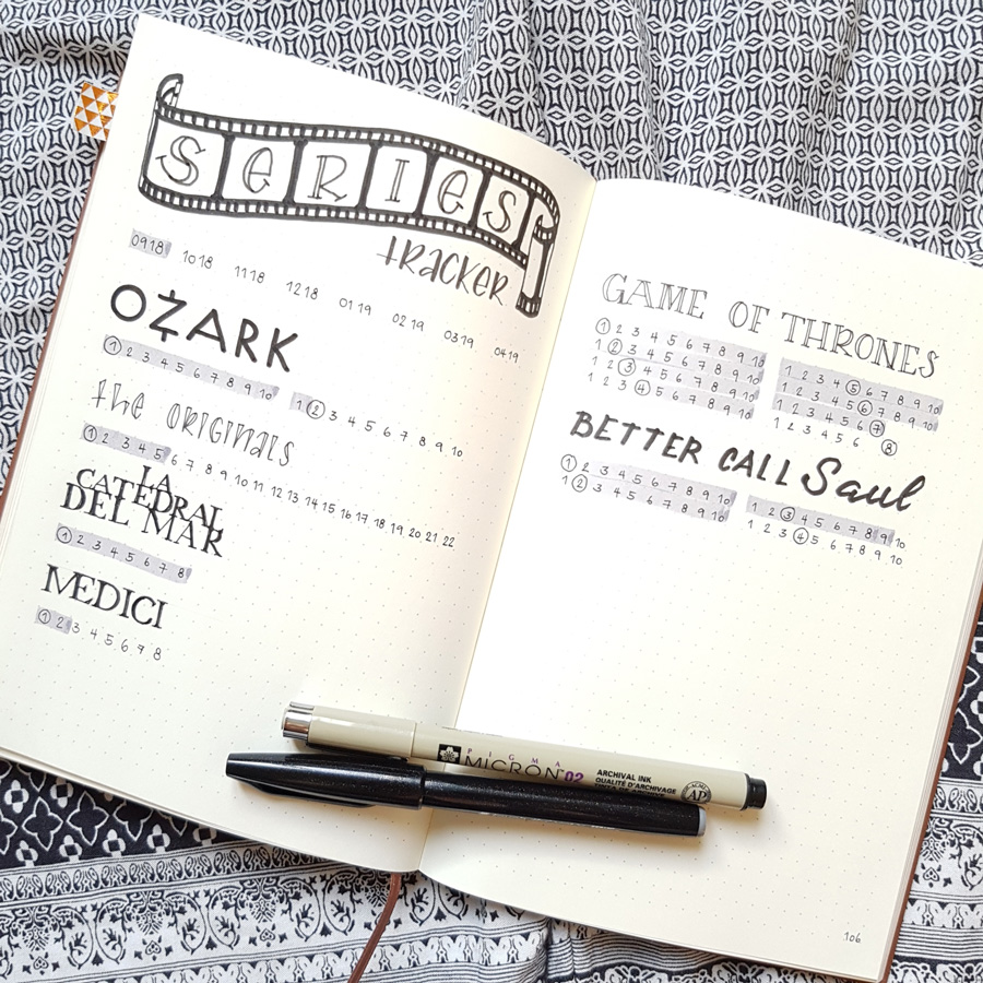 bulletjournal Tracker